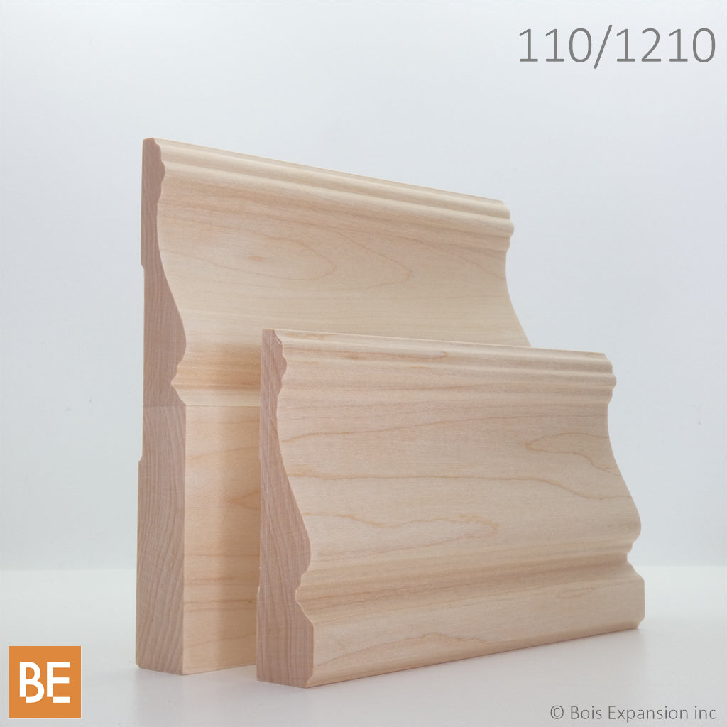 10 Blocs D'angle Plinthes En Pin - 5,5 X 3/4 Pouces - Moulure Nez De Taureau (Neuf)
