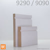 Cadrage et plinthe en mdf - 9090 et 9290 - Fibre de bois avec apprêt | MDF casing and baseboard - 9090 and 9290 - Primed fiberboard