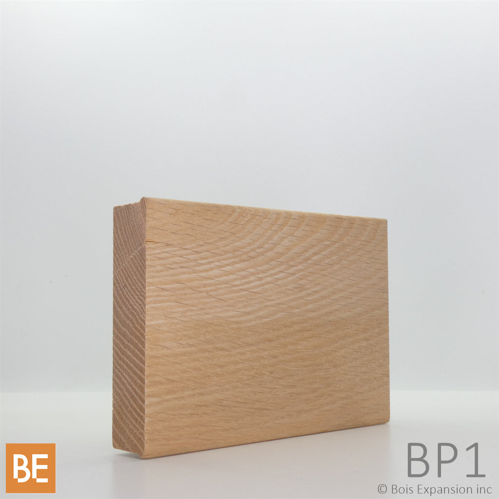 Boîte de porte en bois - BP1 Avec ourlet - 3/4 x 3-5/8 - Chêne rouge | Wood door jamb - BP1 Hemmed edge - 3/4 x 3-5/8 - Red oak