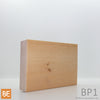 Boîte de porte en bois - BP1 Avec ourlet - 3/4 x 3-5/8 - Pin blanc noueux | Wood door jamb - BP1 Hemmed edge - 3/4 x 3-5/8 - Knotty white pine