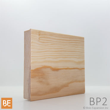 Boîte de porte en bois - BP2 Avec ourlet - 3/4 x 4-5/8 - Pin sélect rouge | Wood door jamb - BP2 Hemmed edge - 3/4 x 4-5/8 - Select red pine
