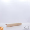 Coin extérieur en bois - C17 - 3/4 x 3/4 - Érable |  Wood outside corner - Maple