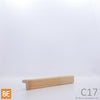 Coin extérieur en bois - C17 - 3/4 x 3/4 - Pin blanc jointé |  Wood outside corner - Jointed white pine