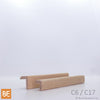 Coins extérieurs en bois - C6 et C17 |  Wood outside corners - C6 and C17