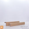 Coins extérieurs en bois - C6 et C17 |  Wood outside corners - C6 and C17