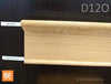 Demi-rond en bois - D12O - 7/16 x 1 - Sur tête de porte | Wood half-round - 7/16 x 1 -  On door head