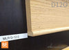 Demi-rond en bois - D12O - 7/16 x 1 - Sur tête de porte | Wood half-round - 7/16 x 1 -  On door head