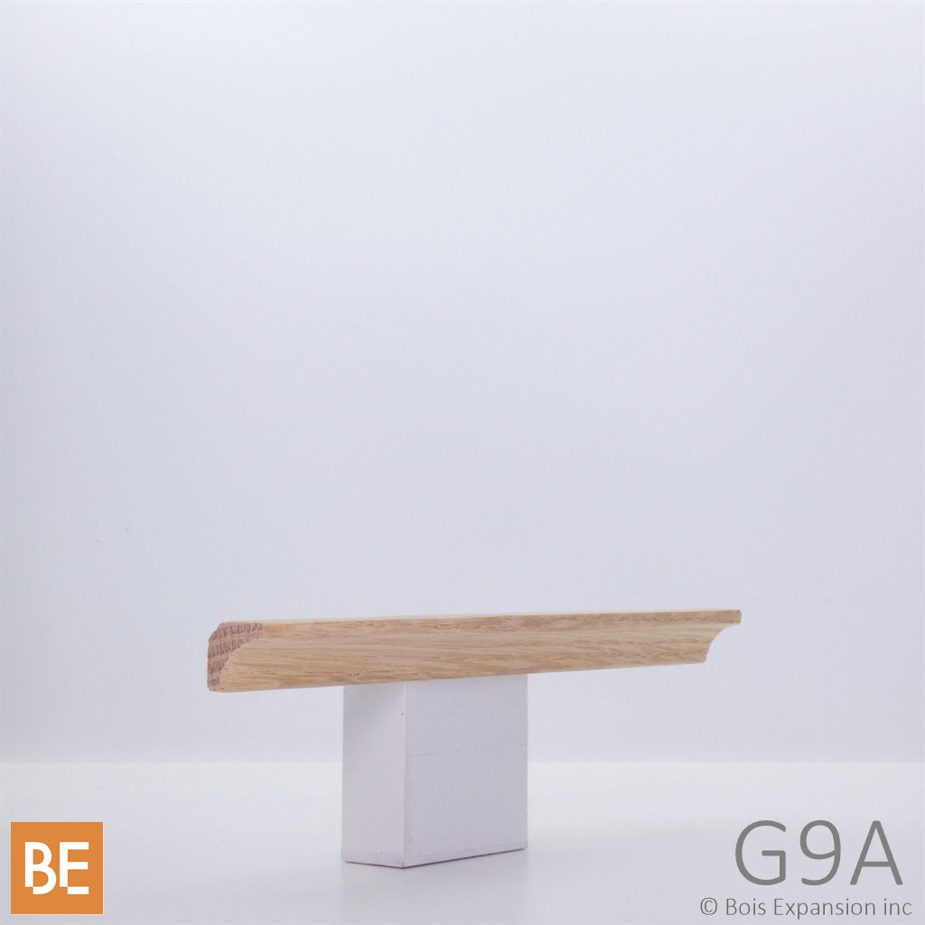 Gorge en bois - G9A - 1/2 x 1/2 - Chêne rouge | Wood cove - G9A - 1/2 x 1/2 - Red oak