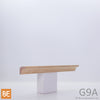 Gorge en bois - G9A - 1/2 x 1/2 - Chêne rouge | Wood cove - G9A - 1/2 x 1/2 - Red oak