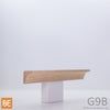 Gorge en bois - G9B - 3/4 x 3/4 - Chêne rouge | Wood cove - G9B - 3/4 x 3/4 - Red oak