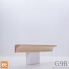 Gorge en bois - G9B - 3/4 x 3/4 - Merisier | Wood cove - G9B - 3/4 x 3/4 - Yellow birch