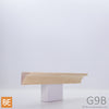Gorge en bois - G9B - 3/4 x 3/4 - Pin rouge sélect | Wood cove - G9B - 3/4 x 3/4 - Select red pine