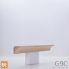 Gorge en bois - G9C - 11/16 x 11/16 - Chêne rouge | Wood cove - G9C - 11/16 x 11/16 - Red oak