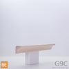 Gorge en bois - G9C - 11/16 x 11/16 - Érable | Wood cove - G9C - 11/16 x 11/16 - Maple
