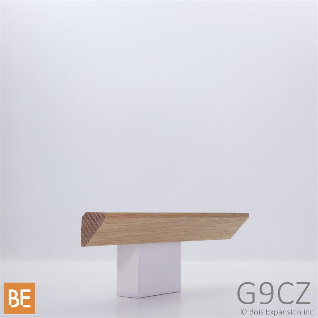 Gorge en bois - G9CZ Zen - 11/16 x 11/16 - Chêne rouge | Wood cove - G9CZ Zen - 11/16 x 11/16 - Red oak