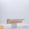 Gorge en bois - G9D - 1-1/16 x 1-1/16 - Érable | Wood cove - G9D - 1-1/16 x 1-1/16 - Maple