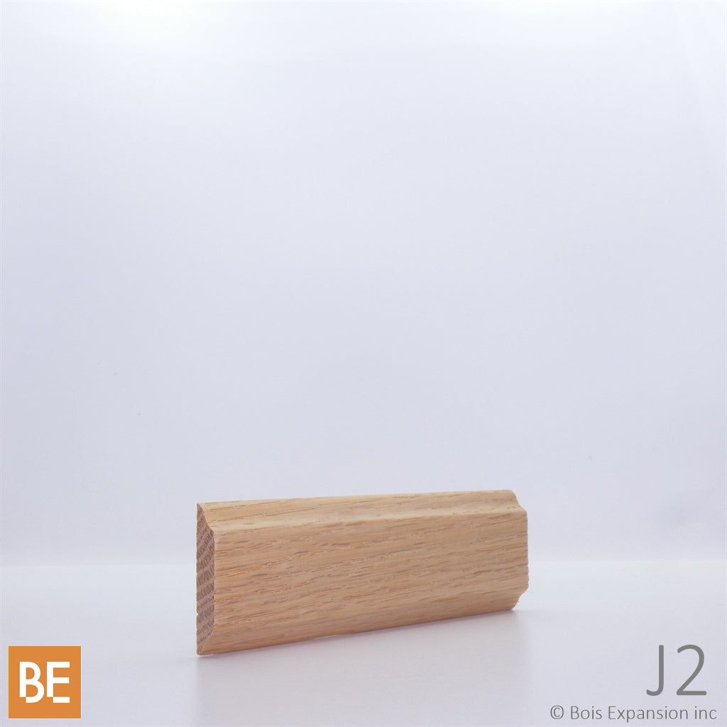 Couvre-joint en bois - J2 Grand - 5/16 x 1-5/8 - Chêne rouge | Wood batten strip - J2 Large - 5/16 x 1-5/8 - Red oak