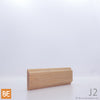 Couvre-joint en bois - J2 Grand - 5/16 x 1-5/8 - Chêne rouge | Wood batten strip - J2 Large - 5/16 x 1-5/8 - Red oak