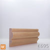 Cimaise en bois - K695 - 27/32 x 2-1/2 - Chêne rouge | Wood chair rail - K695 - 27/32 x 2-1/2 - Red oak