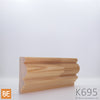 Cimaise en bois - K695 - 27/32 x 2-1/2 - Pin blanc jointé | Wood chair rail - K695 - 27/32 x 2-1/2 - Jointed white pine