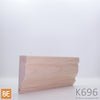 Cimaise en bois - K696 - 27/32 x 2-1/2 - Érable | Wood chair rail - K696 - 27/32 x 2-1/2 - Maple