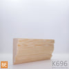 Cimaise en bois - K696 - 27/32 x 2-1/2 - Pin rouge sélect | Wood chair rail - K696 - 27/32 x 2-1/2 - Select red pine