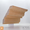 Corniche en bois - K705 Détaillée - 27/32 x 5-1/2 - Merisier | Wood crown moulding - K705 Detailled - 27/32 x 5-1/2 - Yellow birch