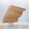 Corniche en bois - K705 Détaillée - 27/32 x 5-1/2 - Merisier | Wood crown moulding - K705 Detailled - 27/32 x 5-1/2 - Yellow birch