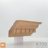 Corniche en bois - K709 Denticules - 3/4 x 3-11/16 - Chêne rouge | Wood crown moulding - K709 Dentils - 3/4 x 3-11/16 - Red oak