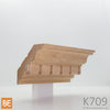 Corniche en bois - K709 Denticules - 3/4 x 3-11/16 - Érable | Wood crown moulding - K709 Dentils - 3/4 x 3-11/16 - Maple