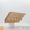 Corniche en bois - K709 Denticules - 3/4 x 3-11/16 - Érable | Wood crown moulding - K709 Dentils - 3/4 x 3-11/16 - Maple