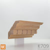 Corniche en bois - K709 Denticules - 3/4 x 3-11/16 - Merisier | Wood crown moulding - K709 Dentils - 3/4 x 3-11/16 - Yellow birch