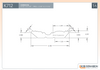 Corniche en bois - K712 - 27/32 x 4-1/8 - Dessin technique | Wood crown moulding - K712 - 27/32 x 4-1/8 - Technical drawing