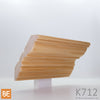 Corniche en bois - K712 - 27/32 x 4-1/8 - Pin blanc sélect | Wood crown moulding - K712 - 27/32 x 4-1/8 - Select white pine