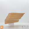 Corniche en bois - K713 - 3/4 x 3-11/16 - Pin rouge sélect | Wood crown moulding - K713 - 3/4 x 3-11/16 - Select red pine