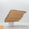 Corniche en bois - K715 - 27/32 x 4-5/32 - Chêne rouge | Wood crown moulding - K715 - 27/32 x 4-5/32 - Red oak