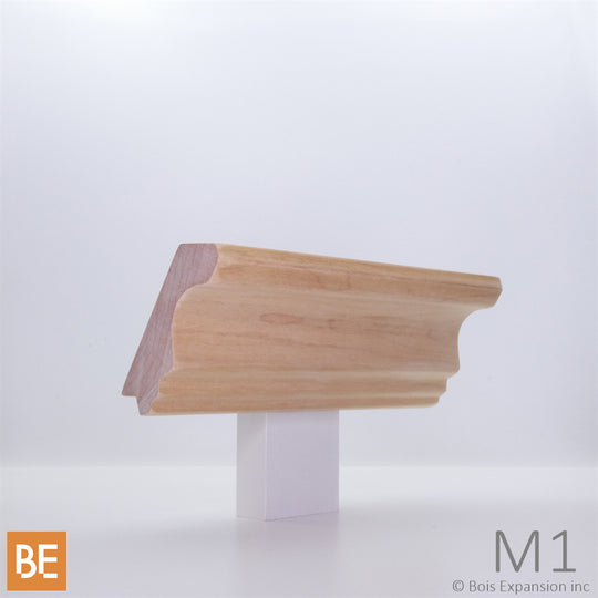 Corniche en bois - M1 Moulure de tête Louisiane- 3/4" x 2-1/2" - Projection 1-1/16" x 2"