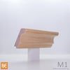 Corniche en bois - M1 Moulure de tête Louisiane- 3/4 x 2-1/2 - Érable | Wood cabinet moulding - 3/4 x 2-1/2 - Maple