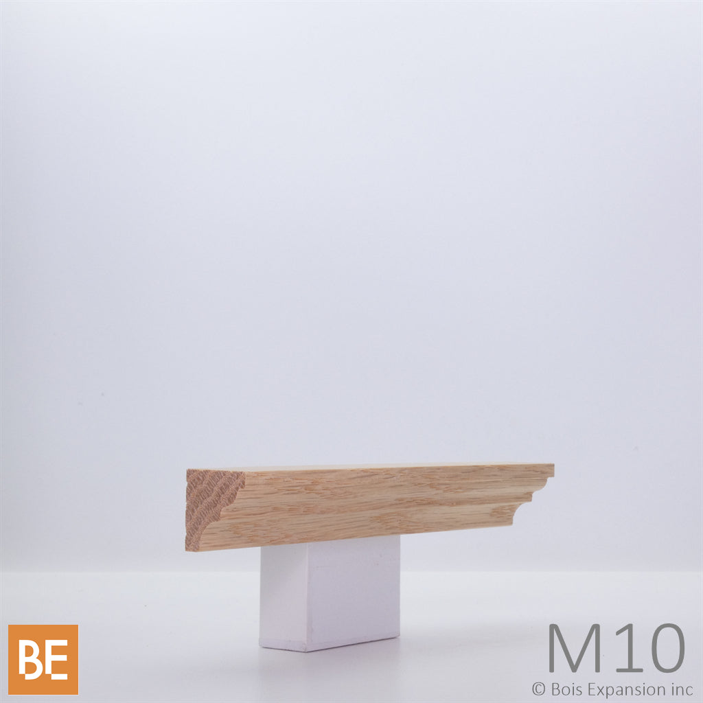 Corniche en bois - M10 Ogee - 3/4 x 3/4 - Chêne rouge | Wood crown moulding - M10 Ogee - 3/4 x 3/4 - Red oak