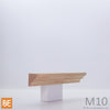 Corniche en bois - M10 Ogee - 3/4 x 3/4 - Chêne rouge | Wood crown moulding - M10 Ogee - 3/4 x 3/4 - Red oak