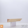 Corniche en bois - M10 Ogee - 3/4 x 3/4 - Pin blanc jointé | Wood crown moulding - M10 Ogee - 3/4 x 3/4 - Jointed white pine
