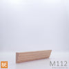 Moulure en bois - M112 - 5/8 x 1-1/16 - Chêne | Wood moulding - M112 - 5/8 x 1-1/16 - Red oak