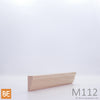 Moulure en bois - M112 - 5/8 x 1-1/16 - Érable | Wood moulding - M112 - 5/8 x 1-1/16 - Maple