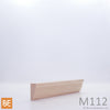 Moulure en bois - M112 - 5/8 x 1-1/16 - Érable | Wood moulding - M112 - 5/8 x 1-1/16 - Maple