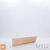 Moulure en bois - M112 - 5/8 x 1-1/16 - Pin blanc jointé | Wood moulding - M112 - 5/8 x 1-1/16 - Jointed white pine
