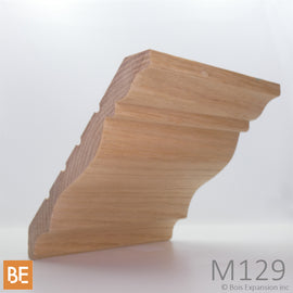 Corniche en bois - M129 Doucine - 3/4 x 7 - Chêne rouge | Wood crown moulding - M129 - 3/4 x 7 - Red oak