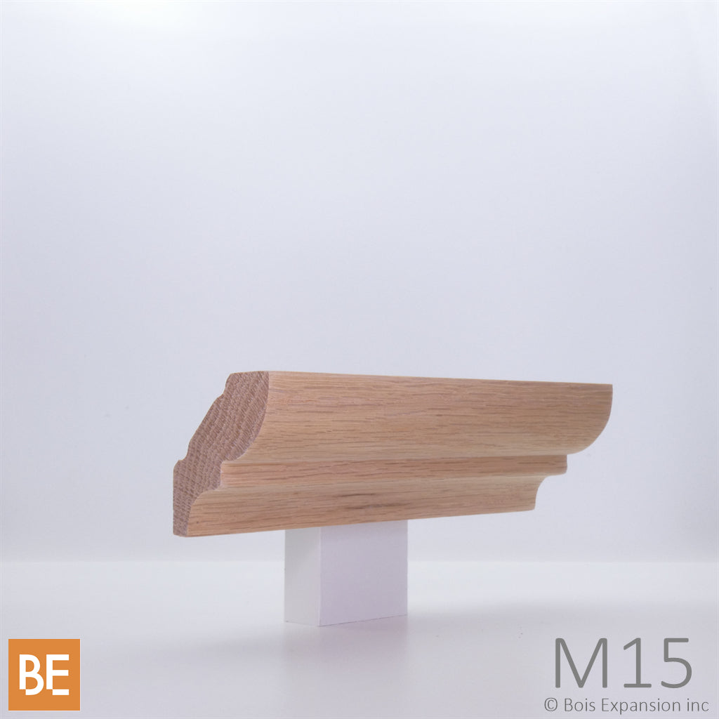Corniche en bois - M15 Ogee - 3/4 x 2-3/8 - Chêne rouge | Wood crown moulding - M15 Ogee - 3/4 x 2-3/8 - Red oak