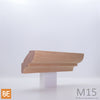 Corniche en bois - M15 Ogee - 3/4 x 2-3/8 - Chêne rouge | Wood crown moulding - M15 Ogee - 3/4 x 2-3/8 - Red oak