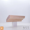 Corniche en bois - M15 Ogee - 3/4 x 2-3/8 - Érable | Wood crown moulding - M15 Ogee - 3/4 x 2-3/8 - Maple