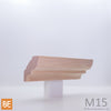 Corniche en bois - M15 Ogee - 3/4 x 2-3/8 - Érable | Wood crown moulding - M15 Ogee - 3/4 x 2-3/8 - Maple